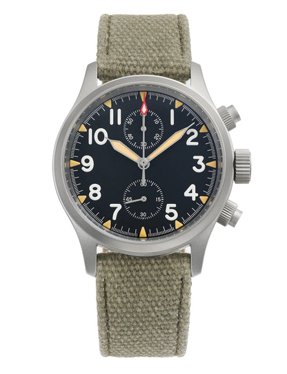 Militado ML1868 Watch - VK61 Quartz Movement 100m Waterproof Watches Men Stainless Steel Chronograph Sapphire Crystal Wristwatch