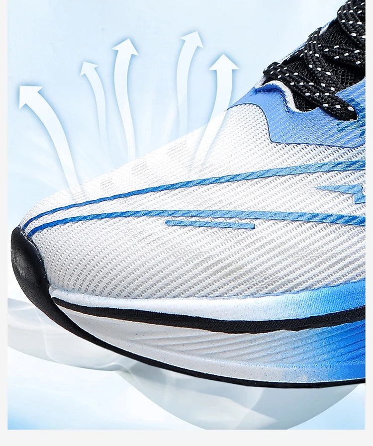 Brand Men Carbon Plate Running Shoes Soft Cushion Shock Absorbing Sports Shoes Unisex Sneakers Light Anti-Slip Training Shoes