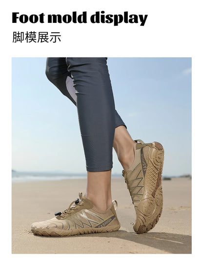 Unisex Water Shoes Quick Dry Aqua Shoes Anti-slip Barefoot Beach Sneakers for Men Women Swimming Surfing Wading Outdoor Sports