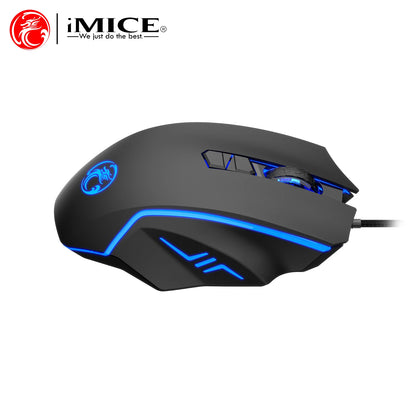 USB Wired Gaming Mouse RGB Backlit High Precision Optical Mouse, 8-Button 7200 DPI Gaming Mouse for PC, Laptop, Office & Home