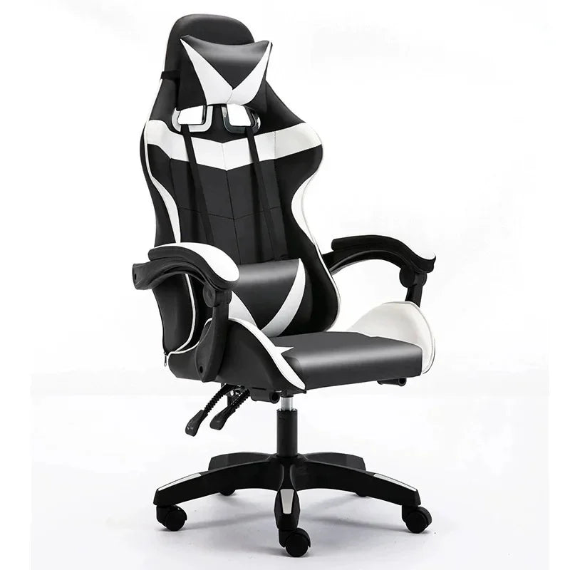 Chaise Gaming Chair Sofa with Bluetooth Speaker, Ergonomic Computer Gaming Chair, Office Chair with Adjustable Height, Reclining Gamer Chair
