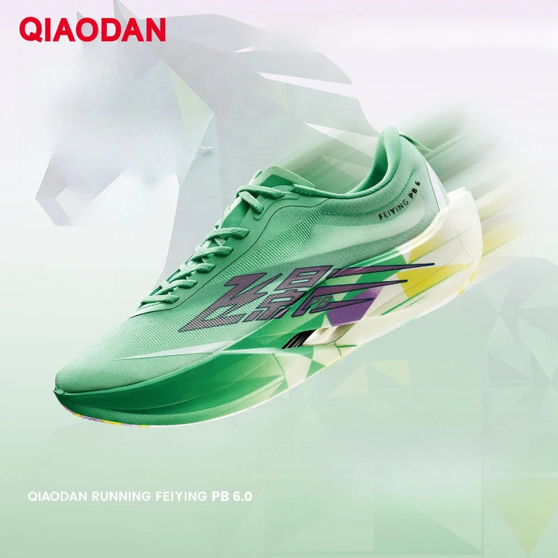 QIAODAN Feiying PB6.0 Carbon Plate Running Shoes Men Professional Marathon Racing Sneakers Lightweight Sports Shoes QDB023263299