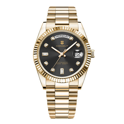 Reloj de lujo Corgeut de 36MM para hombre ST1644, reloj de pulsera mecánico automático con cristal de zafiro, relógio masculino 10BAR, para natación y vestir