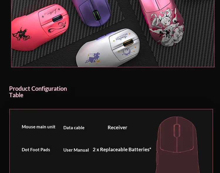 VALKYRIE VK M5 PRO Wireless Gaming Mouse with Dual 8K Polling, Intelligent Display, Lightweight Ergonomic Low Latency Mouse