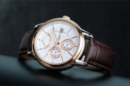 BERNY Luxury Automatic Mechanical Watch for Men Calendar Sapphire MIYOTA 9110 Dress Business Wristwatch High-end Men's Watches