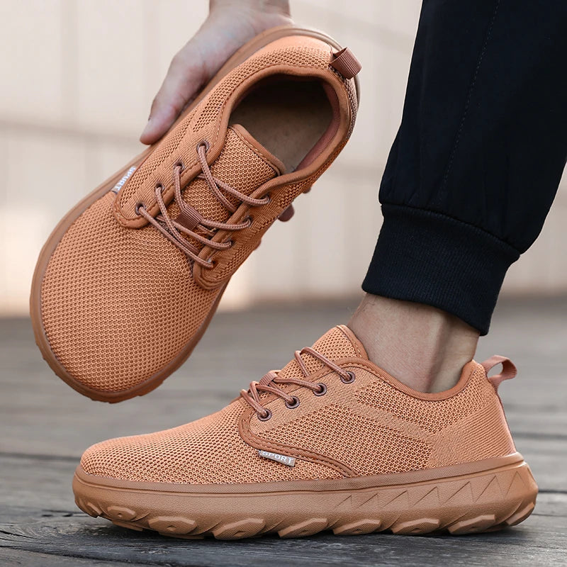 Lightweight Men's Sports Shoes with Wide Foot Mesh and Quick Drying Design, Breathable Outdoor Hiking Shoes for Women Trainers