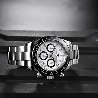 New PAGANI DESIGN PD1644 Luxury Men's Quartz Watch Automatic date Wristwatches Sport 100m Waterproof Chronograph Men Gift