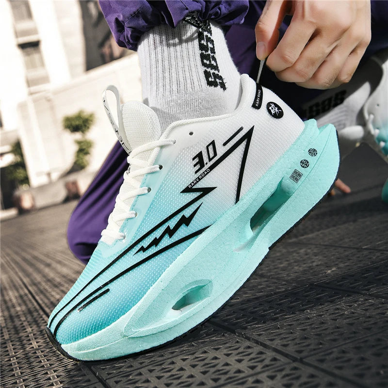 2026 Running Shoes Carbon Board Marathon Men Sports Breathable Lightweight Women's Comfy Athletic Antiskid Sneakers Casual New