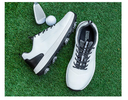 Hot Sale Lersure Golf Shoes Men Waterproof Golf Spikes Sneakers Professional Non-Slip Golf Footwear Trainers Luxury Sports Shoes