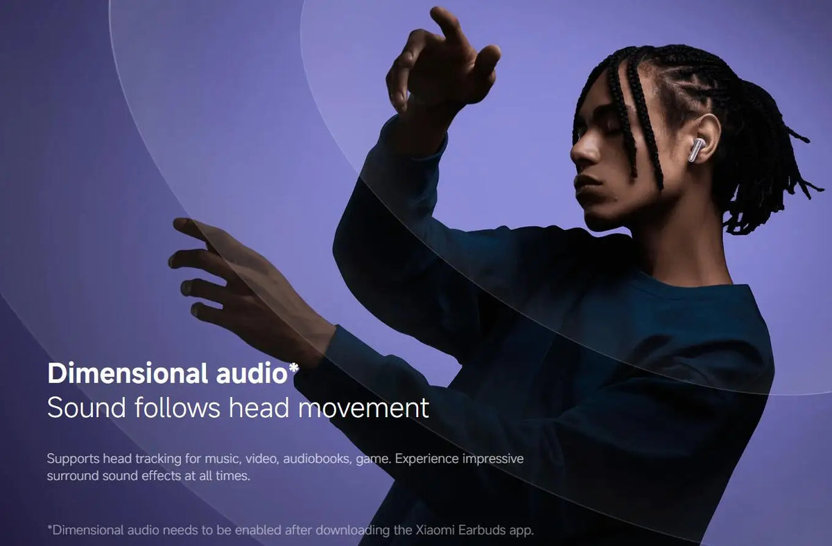 Xiaomi Redmi Buds 6 Pro Wireless Bluetooth Earphones – Hi-Res LDAC, 55dB Active Noise Cancelling ANC Earbuds with Microphone