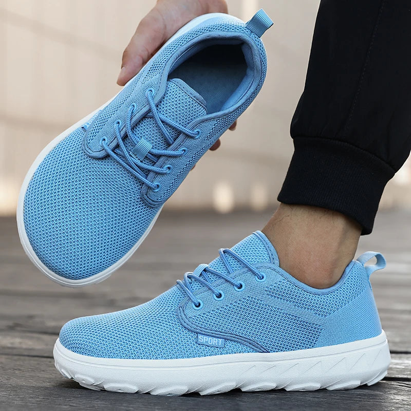 Lightweight Men's Sports Shoes with Wide Foot Mesh and Quick Drying Design, Breathable Outdoor Hiking Shoes for Women Trainers
