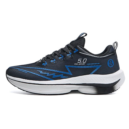 Brand Men Carbon Plate Running Shoes Soft Cushion Shock Absorbing Sports Shoes Unisex Sneakers Light Anti-Slip Training Shoes