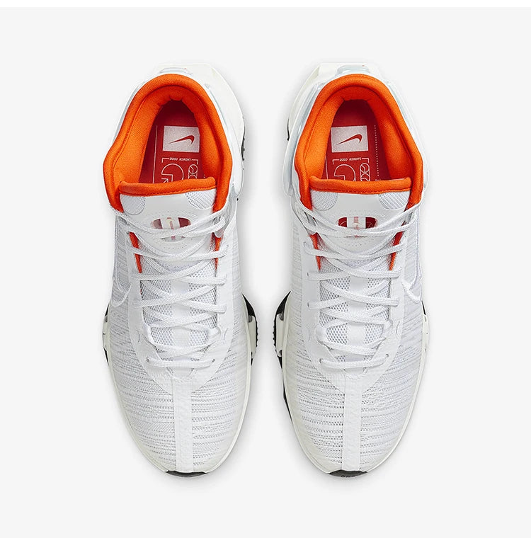 Nike genuine 2024 New Men's Cushioning Breathable Mid-top Basketball Shoes DJ9432-500