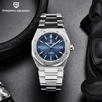 PAGANI DESIGN PD1673 Miyota 8215 Men's Fashion Watch 40MM Sport Automatic Mechanical Stainless Steel 100M Waterproof Watch