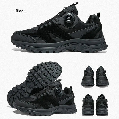 Baasploa Men Hiking Shoes Non-Slip Wear Resistant Outdoor Climbing Walking Shoes for Men Comfort Inner Cotton Outdoor Sneakers