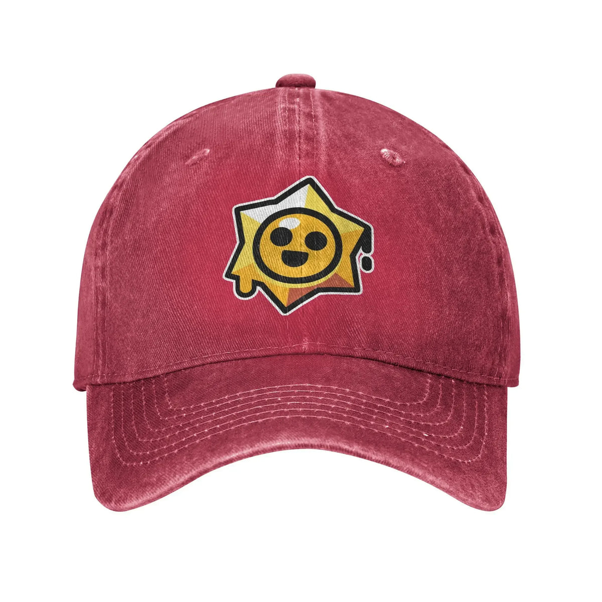 player B-Brawls Baseball Caps Retro Distressed Washed  Sun Cap Unisex Style Outdoor Running Golf  Adjustable Hats Cap
