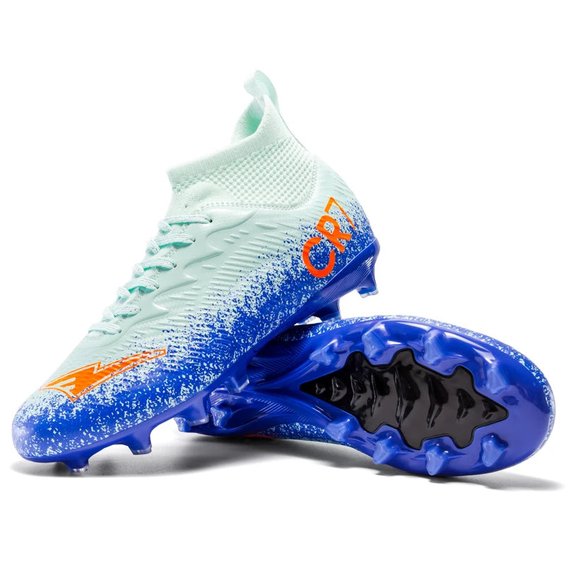 Autumn Hot Selling Shock-absorbing Adult Football Shoes Soft and Stable Sports Shoes Rebound Wrapped Lightweight Nail Shoes