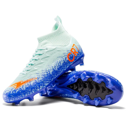 Autumn Hot Selling Shock-absorbing Adult Football Shoes Soft and Stable Sports Shoes Rebound Wrapped Lightweight Nail Shoes