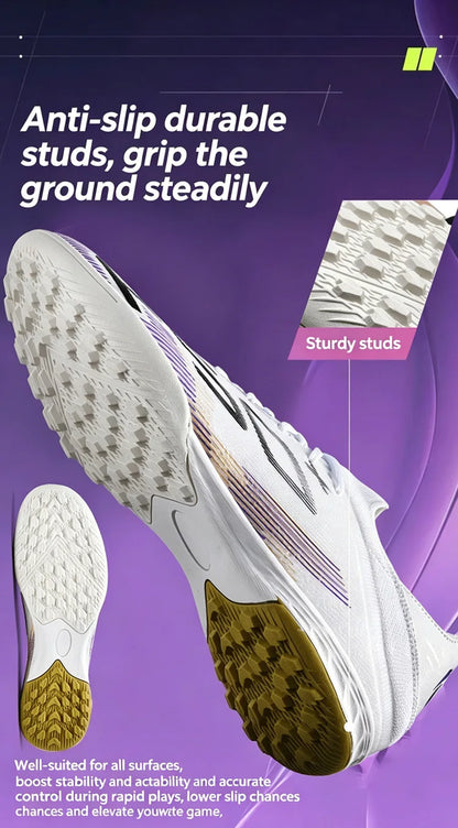 Ultralight Outdoor Sport Men's Soccer Shoes Training Football Sneakers for Youth Turf Soccer Cleats Cleats Non-Slip