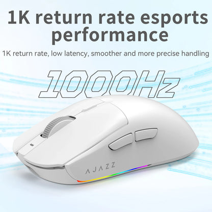 Ratón inalámbrico AJAZZ AJ139Pro/AJ139V2MC con chipset PMW3395/PAW3311, 12000-26000Dpi, ratón gaming profesional