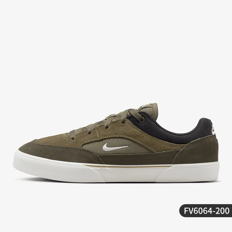 Nike Authentic SB Malor Men's Low-Top Lace-Up Wear-Resistant Sports Sneakers FV6064-100