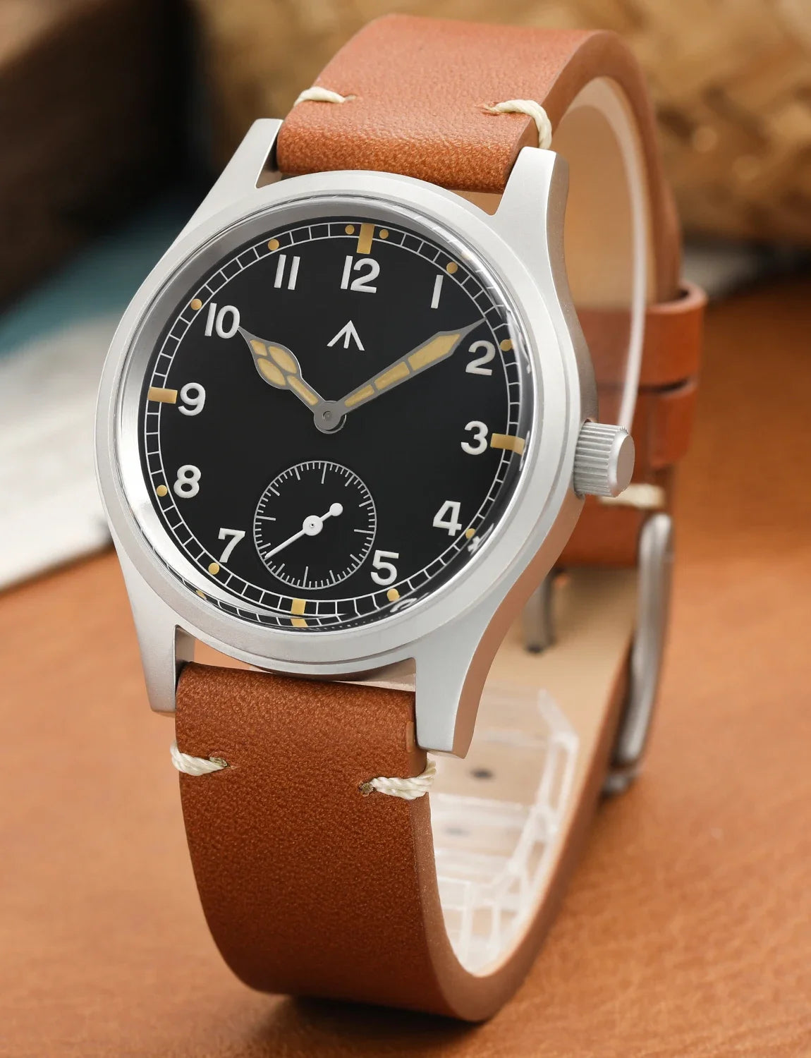 Militado D12 Quartz Watch Men VD78 Movement Domed Sapphire Crystal V2 Clear AR Coating Wristwatch 10Bar Water Resistance Watches