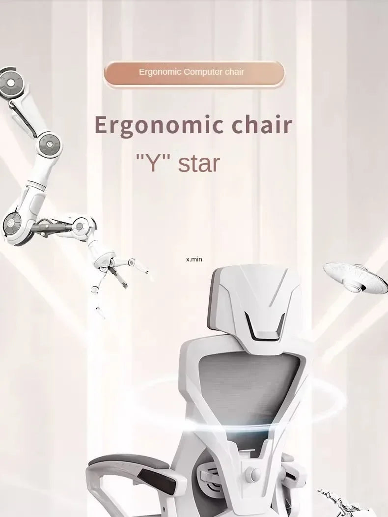 Ergonomic Computer Office Chair with Adjustable Height, Rotating Swivel Design, Comfortable Reclining Boss Chair for Home Office, Study & Gaming