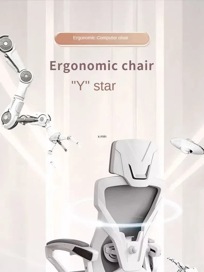 Ergonomic Computer Office Chair with Adjustable Height, Rotating Swivel Design, Comfortable Reclining Boss Chair for Home Office, Study & Gaming