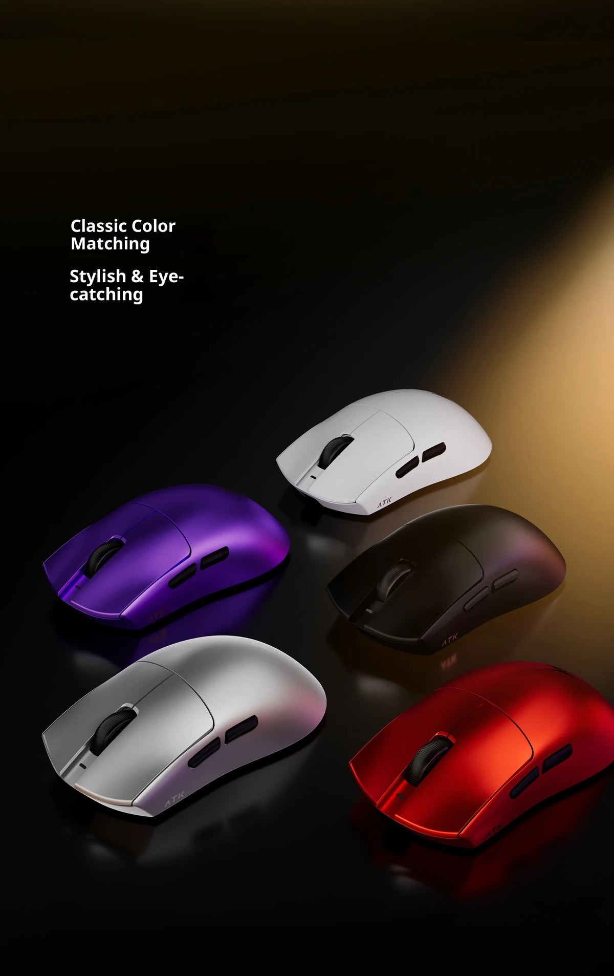 Ratón inalámbrico ATK X1 V2 Ultimate 2.0 PAW3950, ultraligero 54g, 750ips, latencia baja 0.163ms, 650ips, accesorio gamer nuevo para regalo