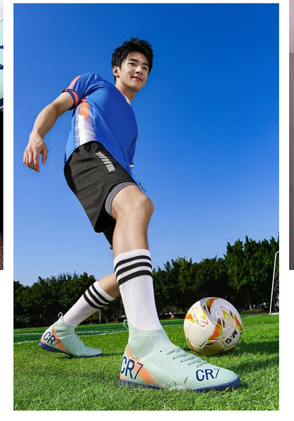 New Men Football Boots Hot Sale Professional Futsal High-quality Soccer Shoes Cleats Women Unisex Ultralight TF/FG Sneakers