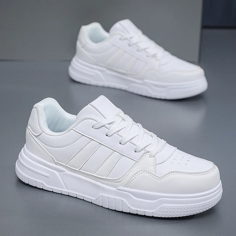 Plus Big Size 50 51 52 Mens Leather Sneakers Casual Sports Shoes Flat Skateboard Shoes Hot Sale For Dropshipping