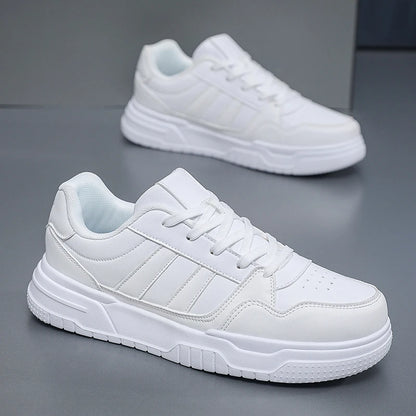 Plus Big Size 50 51 52 Mens Leather Sneakers Casual Sports Shoes Flat Skateboard Shoes Hot Sale For Dropshipping