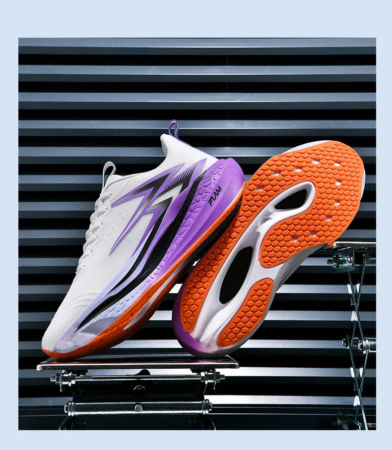 New Running Shoes Men Speciality Marathon Men's Sports Lightweight Carbon Board Women's Comfortable Athletic Nonskid Sneakers
