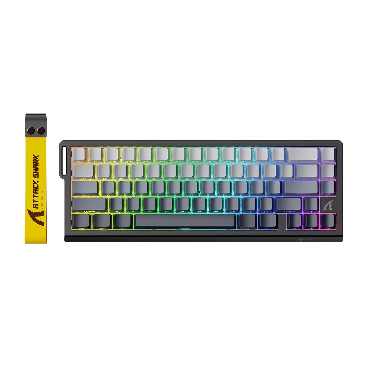 ATTACK SHARK X68 HE Rapid Trigger Mechanical Gaming Keyboard 60% Wired Hall Effect Keyboard with Adjustable Actuation, 8KHz Polling Rate & RGB Backlit