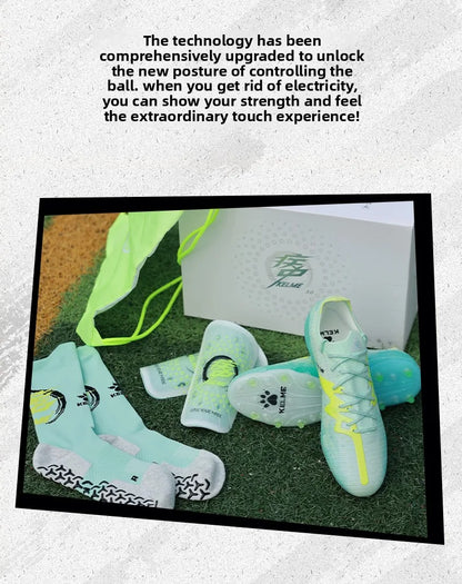 Kelme Men's Professional Football Shoes Youth And Children's Mg Training Football Boots Indoor Anti Slip Football Shoes