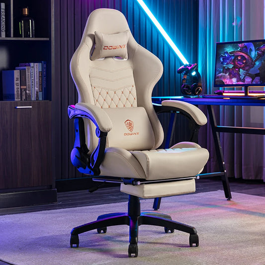 Ergonomic High Back Office Chair with Lumbar Support, Adjustable Reclining Swivel Computer Desk Chair for Home Office, Study & Bedroom