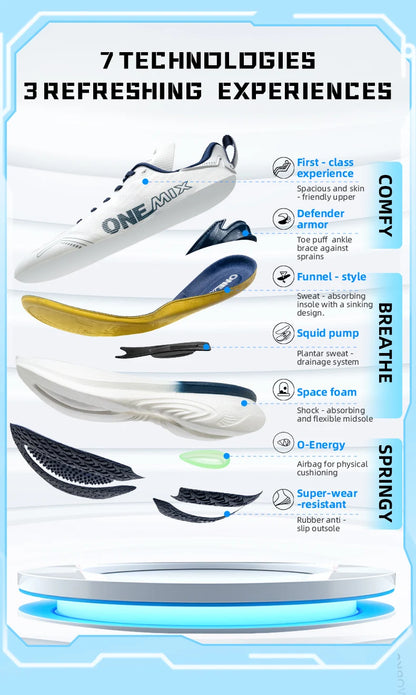 ONEMIX 2026 New cushion Running Shoes Women and Men light Fashion outdoor Sneakers Road Sports Shoes training jogging fitness