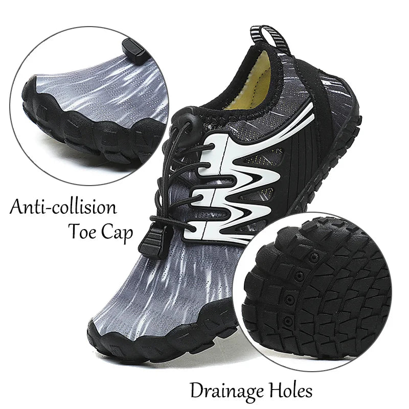 Children Swimming Water Shoes Quick Dry Beach Aqua Shoe Boy Girl Barefoot Sports Wading Sneakers Kids Diving Fishing Surf Sandal