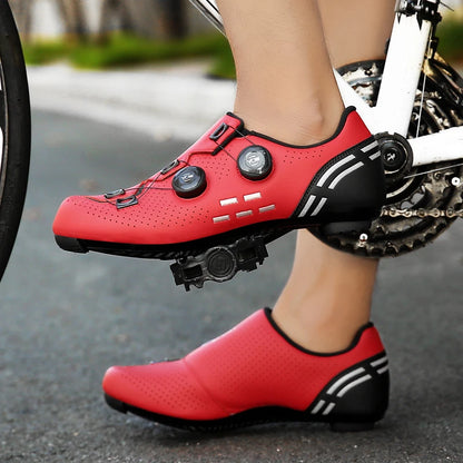 Vysoce kvalitní cyklistické boty SPD pro muže, samoupínací závodní sportovní boty na kolo, dámské neklouzavé MTB boty na horské kolo 36-47