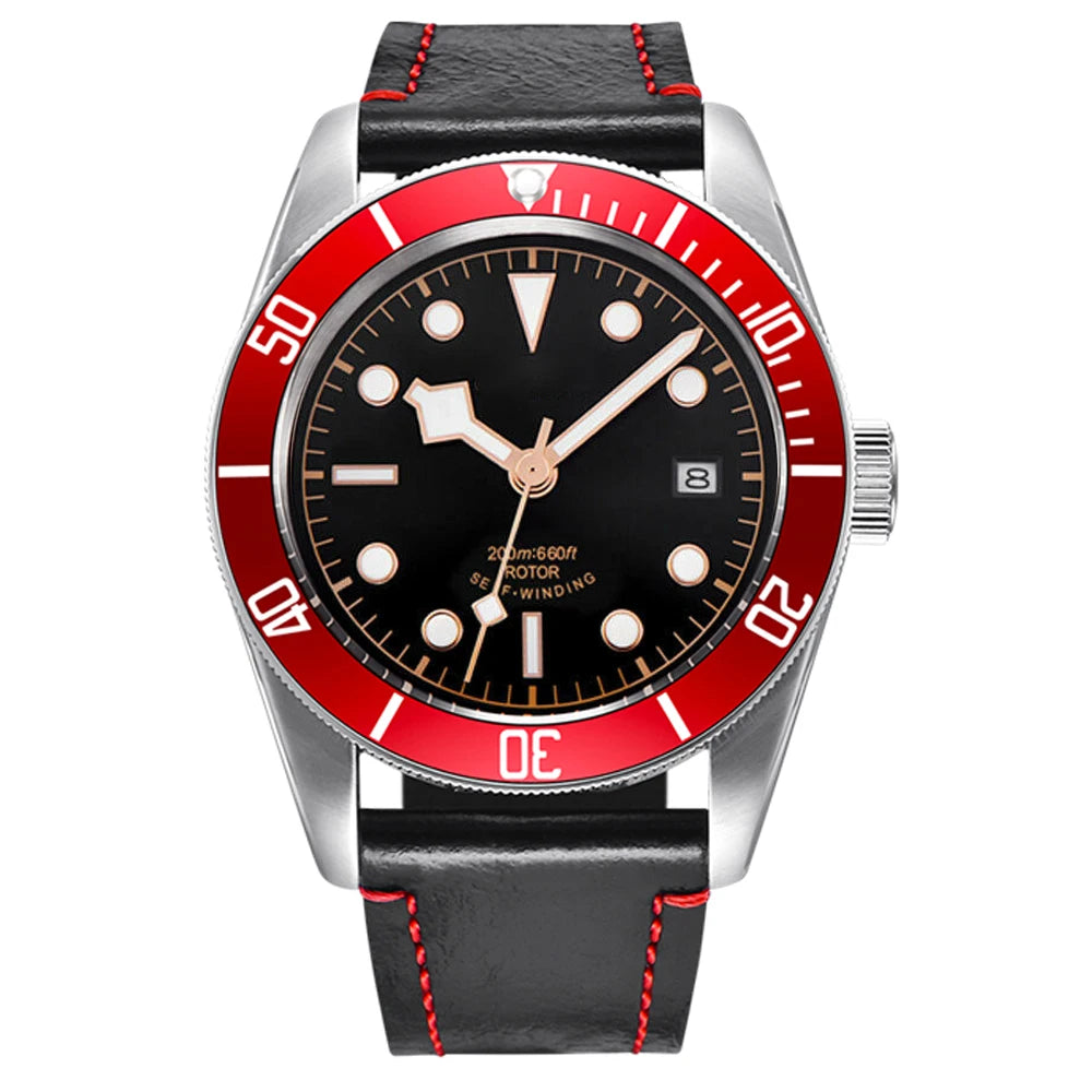 Luxury Customizable Logo Waterproof Japan nh35 Automatic Mechanical Wristwatch Full Steel Sapphire Men Watch Dress Male Clock