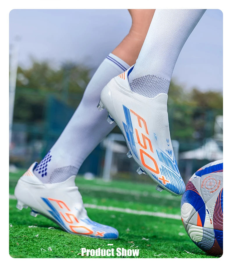 New Men's Soccer Shoes Grass Football Boots Ultralight Sport Comfortable Indoor Cleats Non Slip Fg Turf Futsal Adult Non-Slip