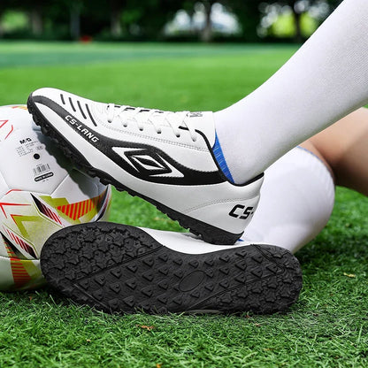 New Men Football Boots Grass Cleats Soccer Shoes Match Adult Indoor Ultralight Non-Slip Boys Futsal Sport Turf Comfortable