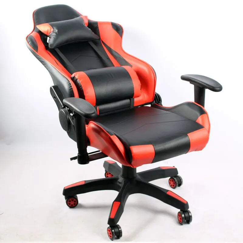Modern Computer Gaming Office Chair with Footrest, Ergonomic Adjustable Gaming Chair for Home Office, Comfortable Reclining Desk Chair