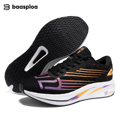Baasploa Women Carbon Plate Running Shoes Outdoor Professional Cushioning Jogging Sneakers Female Casual Breathable Sports Shoes