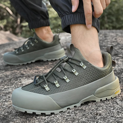 2025 New Hiking Shoes Non-Slip Grip Men's Spring Fall Outdoor Casual Sports Shoes Breathable Comfortable Durable Leisure Sneakers