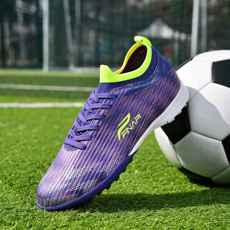 New Men High-quality Soccer Shoes Cleats Match Indoor Hot-selling Outdoor Football Boots Grass High-top Futsal Non-Slip Sneakers