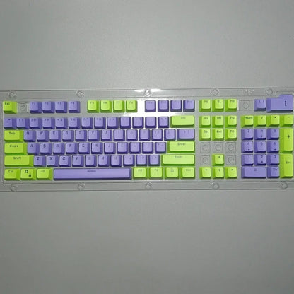 Good Pbt Oem Keycaps 61/87/104keys Custom RGB Player Backlit Double Shot Keycaps Gaming Accessories Ergonomic Teclado Pink/Black
