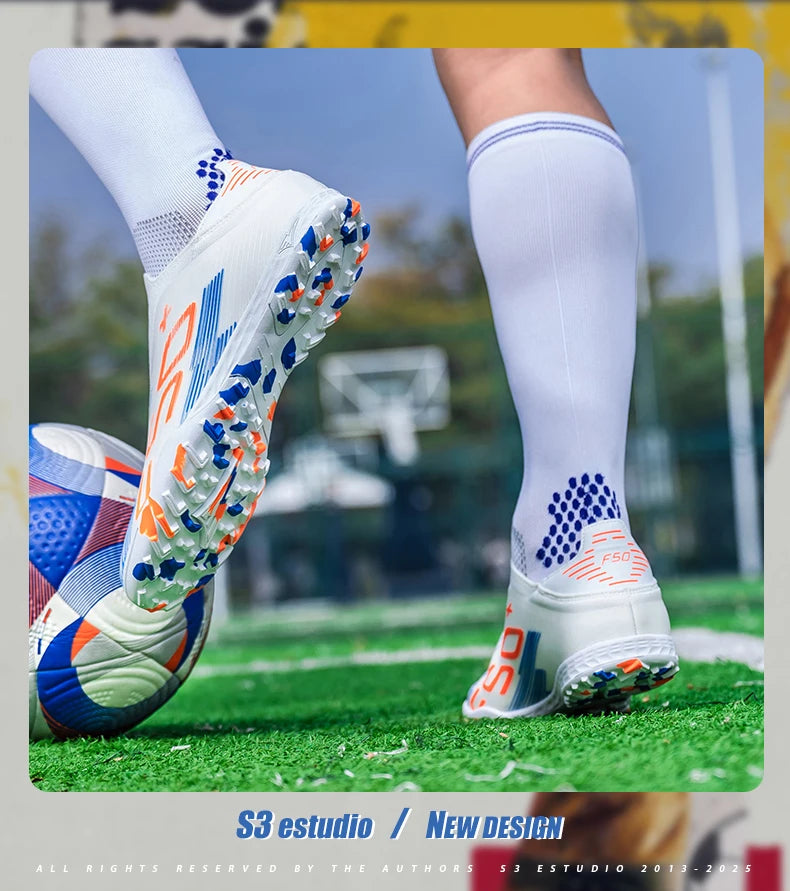 Size 35-45 Men FG/TF Football Boots Futsal Professional Unisex Boys Soccer Shoes Football Shoes Sneakers