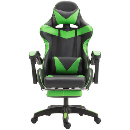 Gaming Chair Ergonomic Cat Ear Gaming Chair with Adjustable Armrests, Reclining Office Chair, Height Adjustable Computer Chair with Pillows