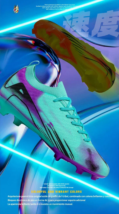 Men's New Non-Slip Soccer Shoes Training FG Top Quality Sneakers Football Boots Cleats Wholesale Drop Shipping Unisex Adult